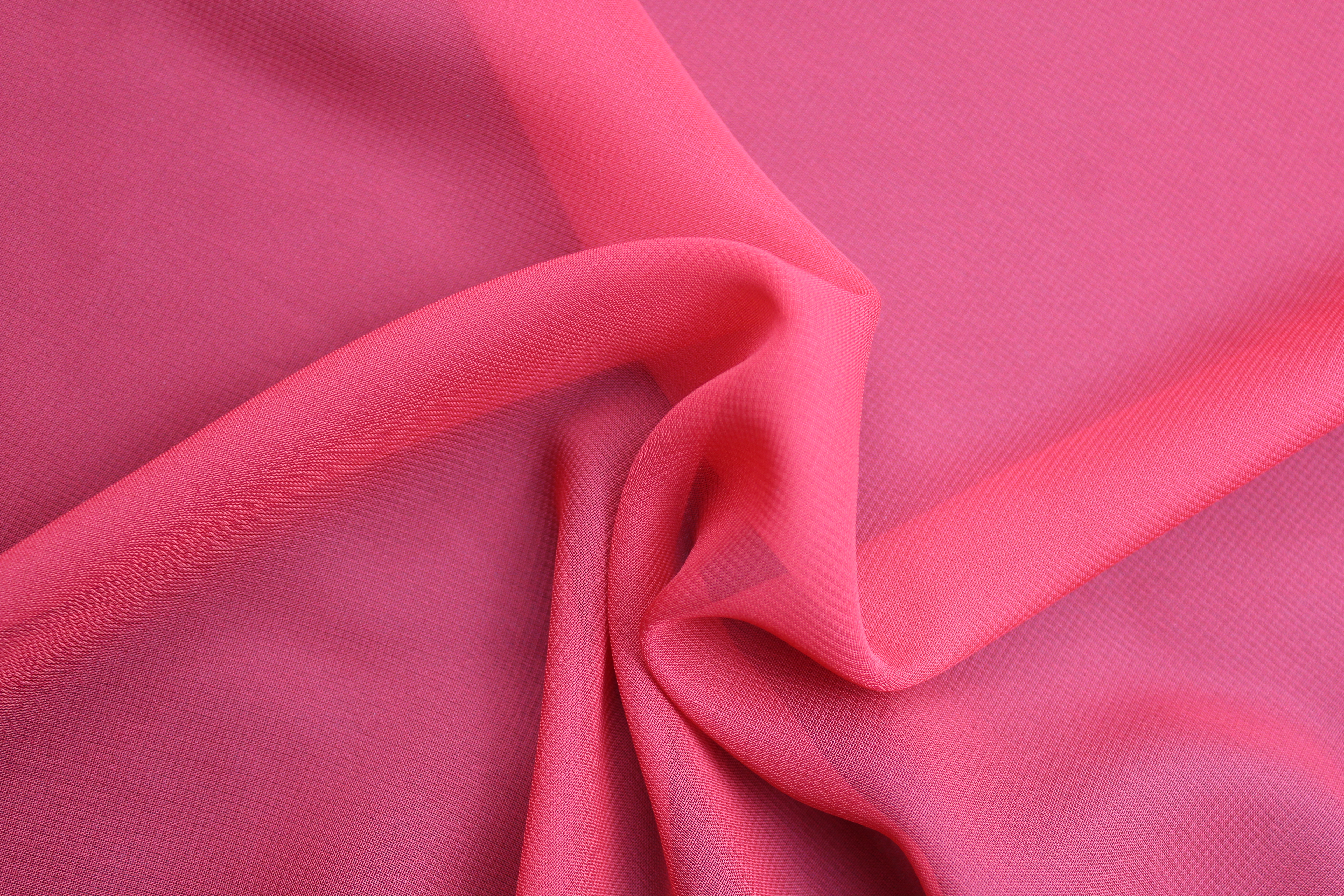 POLY CHIFFON - 150cm RED